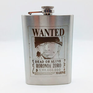 Petaca One Piece- Roronoa Zoro Wanted